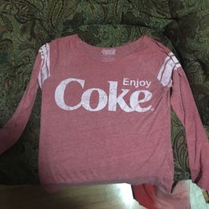 Pink Coke long sleeve shirt